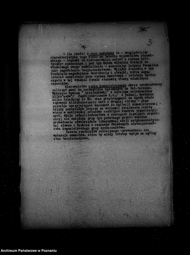 Obraz 7 z jednostki "Sprawozdania okresowe /miesięczne ze stanu bezpieczeństwa/ za miesiące kwiecień, maj, czerwiec 1937 r. /nr 4-6/"