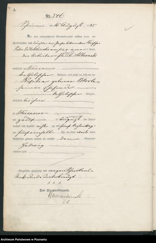 image.from.unit.number "Księga urodzeń t. II"