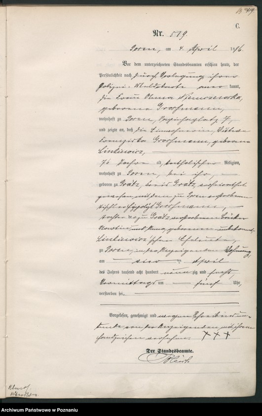 Obraz 16 z jednostki "Księga zgonów t. II"