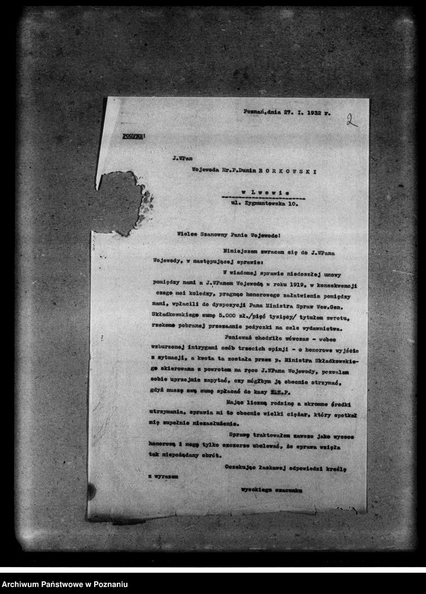 Obraz 6 z jednostki "Sprawa sporna Mańkowski c/a Leśniewski"