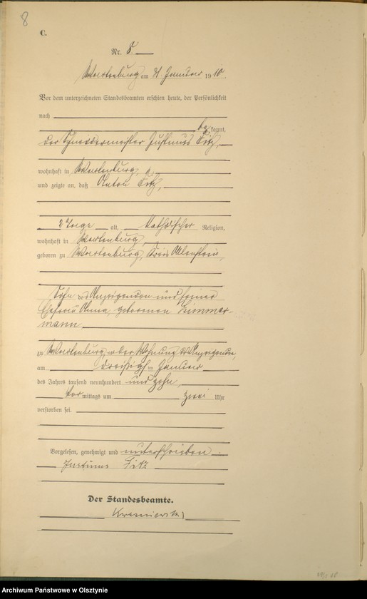 image.from.unit.number "Sterbe-Haupt-Register Nr 1 - 93"