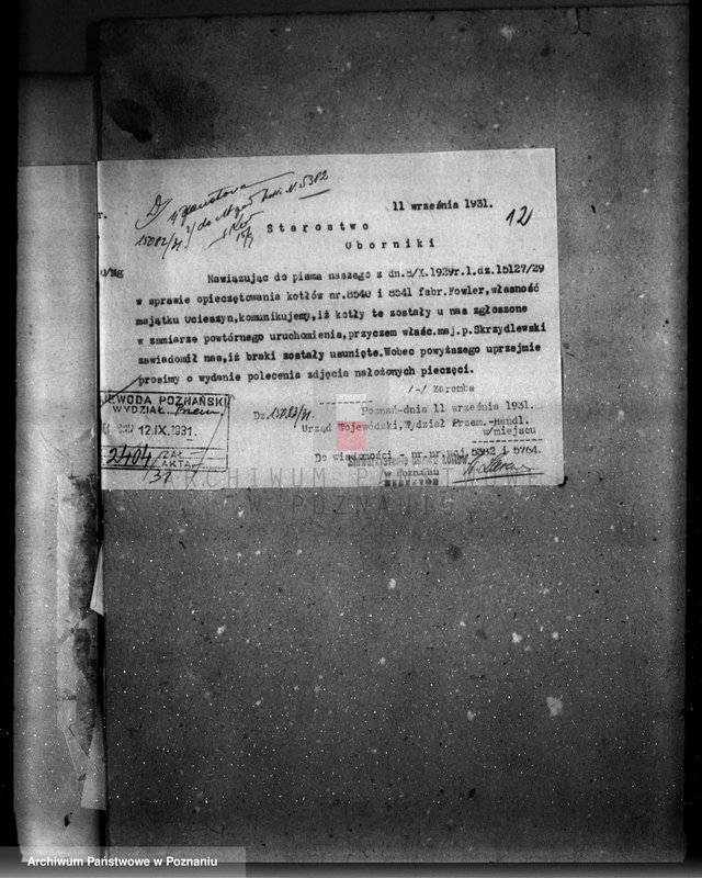 Obraz 16 z jednostki "Majętność Ocieszyn, własność Skrzydlewski nr woj. kotła 5382"