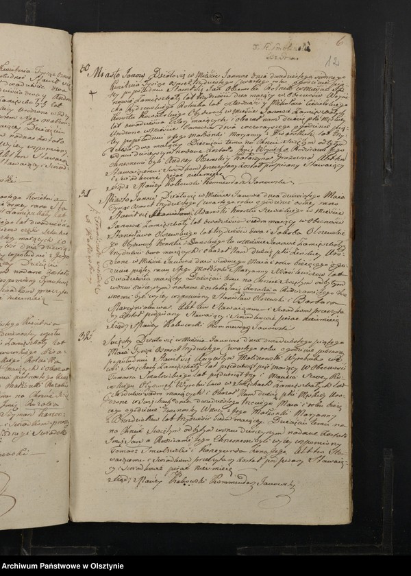 image.from.unit.number "Akta Urodzenia, Zeyścia y Małżeństw Gminy Janowskiey Obwodu Przasnyskiego Wojewodztwa Płockiego za Rok 1834"
