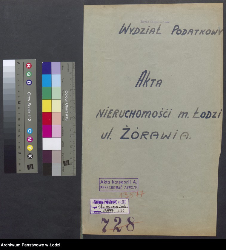 image.from.unit.number "Księga inwentarzowa nieruchomości m. Łodzi ul. Żurawia"