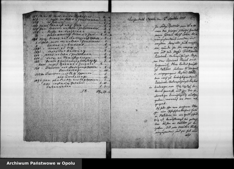 Obraz 15 z jednostki "Acta specialia betreffend die Bezahlung der Criminal - Untersuchungs Kosten in Sachen c/a [contra] Israel Wolf Cohn und Moses Friedlander 1826 Vol. I"