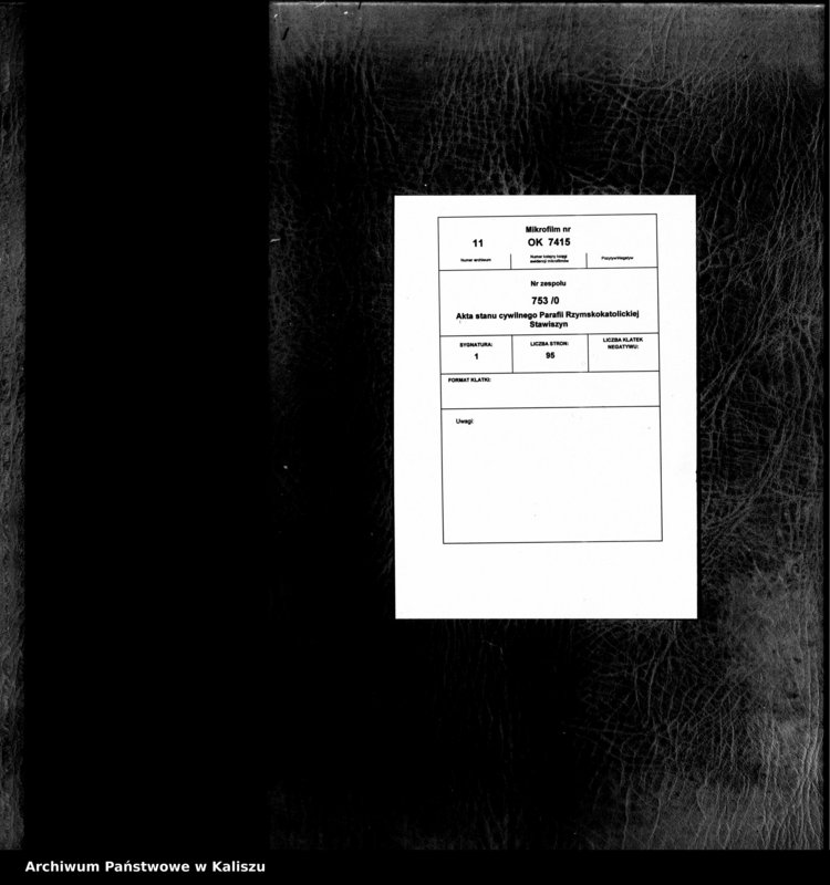 Obraz z jednostki "Kнига дупликатъ для записиванiя актовъ гражданского состоянiя о родившихся, бракосочетавшихся и умершихъ"