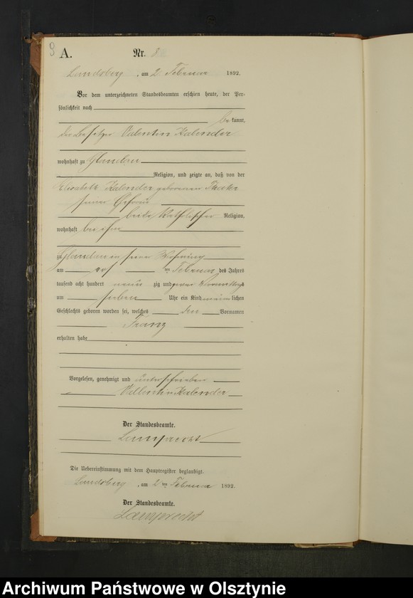 image.from.team "Urząd Stanu Cywilnego w Górowie Iławeckim - obwód wiejski"
