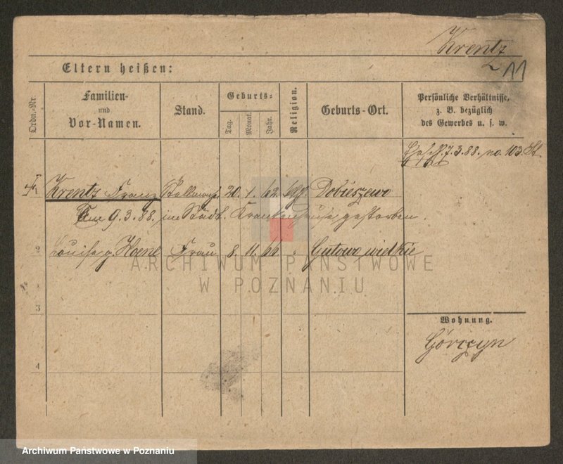 Obraz 11 z jednostki "Krenc - Krężelewski"