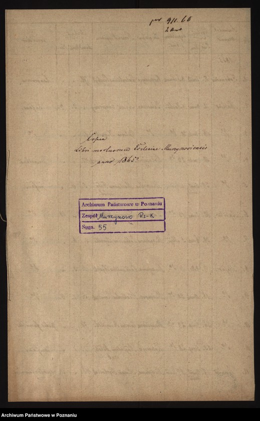 Obraz 2 z jednostki "Copia libri mortuorum"