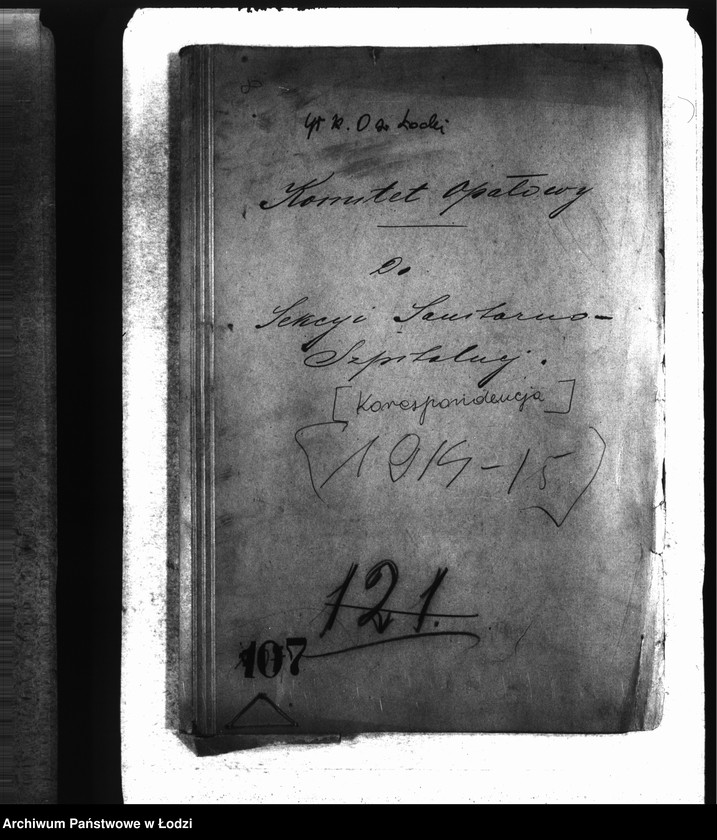 Obraz 3 z jednostki "Do Sekcji Sanitarno-Szpitalnej [korespondencja]"