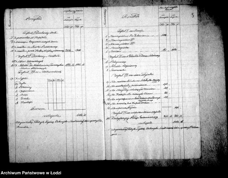 Obraz 8 z jednostki "Dowody do usprawiedliwienia rachunków kasy szkoły elementarnej katolickiej miasta Łodzi co co przychodów i rozchodów za lata 1840-1850"