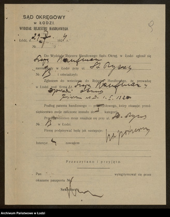 Obraz 11 z jednostki "Szaja Klaufman- sprzedaż obuwia"