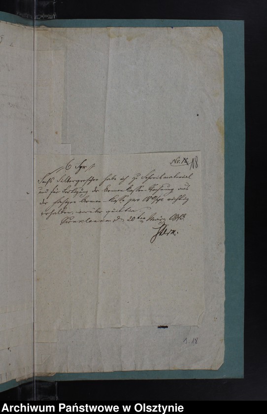 image.from.unit.number "Armen Kassen Rechnung des Kirchspiels Kruklanken"