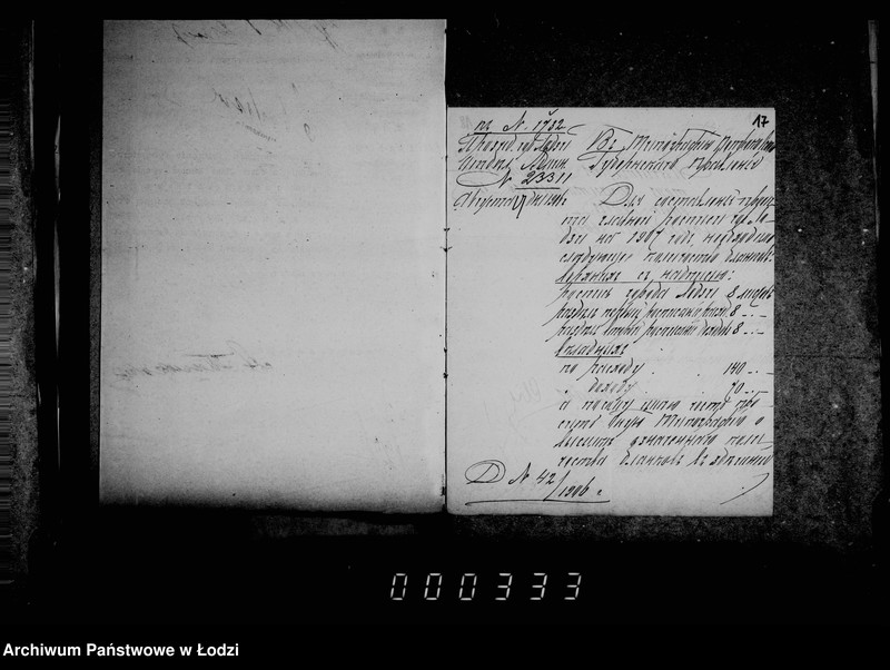 Obraz 17 z jednostki "O gorodskoj rospisi na 1907 god"