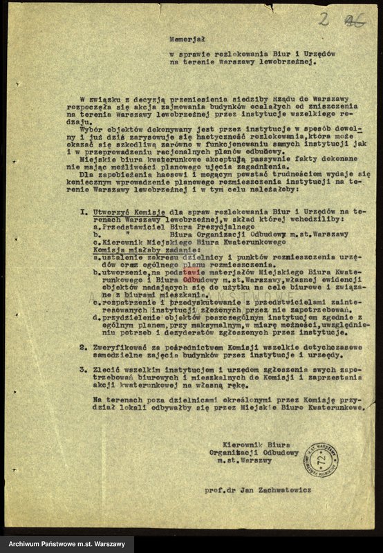 image.from.unit.number "[Komisja do przeniesienia władz centralnych i Komisja Trzech - wnioski o przydział budynków i rozdzielniki]"