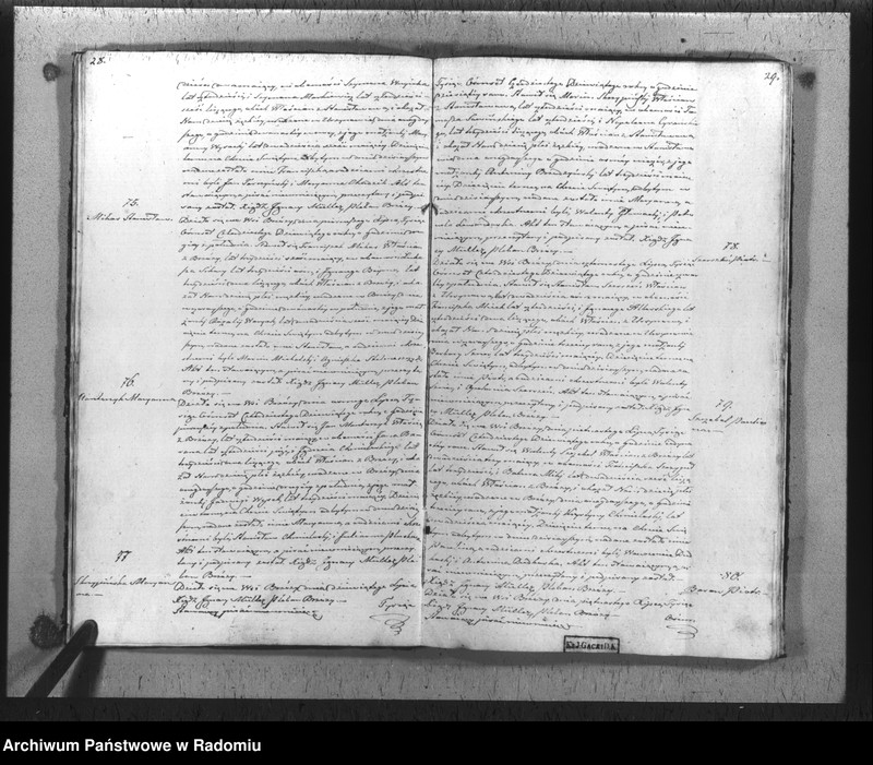 Obraz 17 z jednostki "Duplikat urodzonych, zaślubionych i umarłych parafii Brzóza na rok 1849"