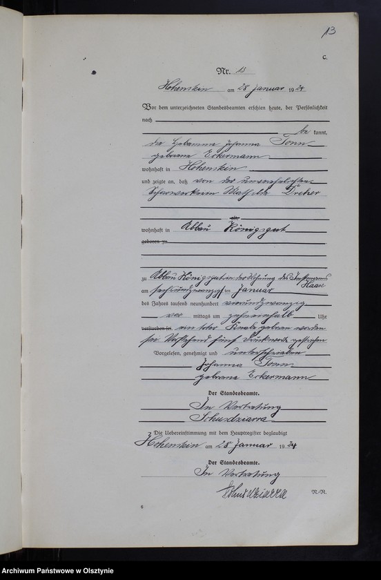 image.from.unit.number "Sterbe-Neben-Register Nr 1 - 95"