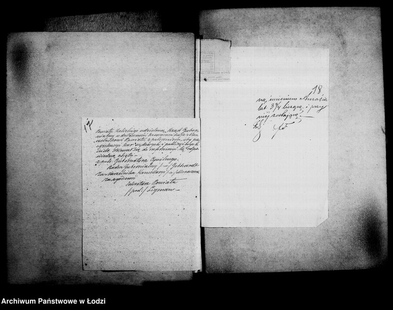 Obraz 18 z jednostki "Akta tyczące się awizacji"