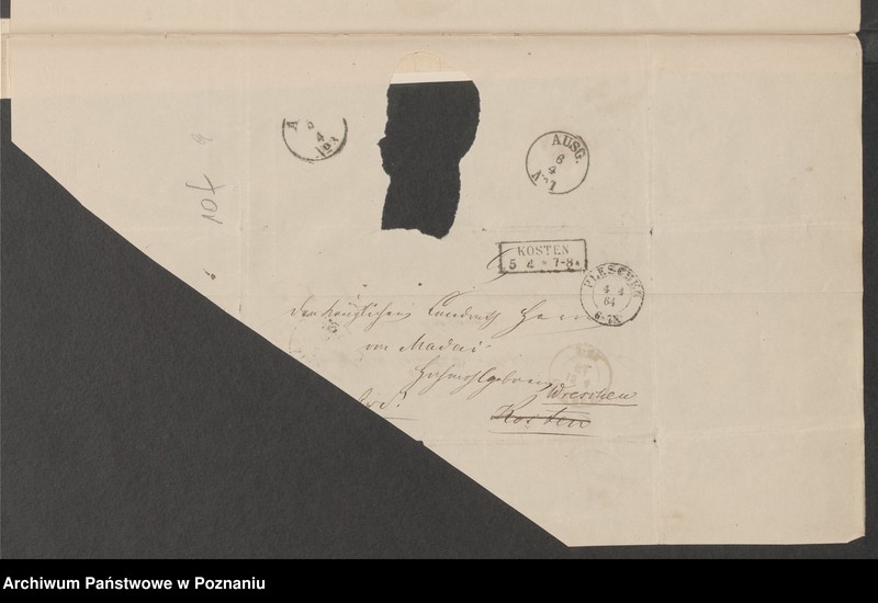 image.from.unit.number "Acta generalia des Oberpäsidialkommissars Landrat von Madai zu Kosten betreffend die Verfolgung der polnisch-revolutionären Umtriebe im Kreise Pleschen /Pleszew/."