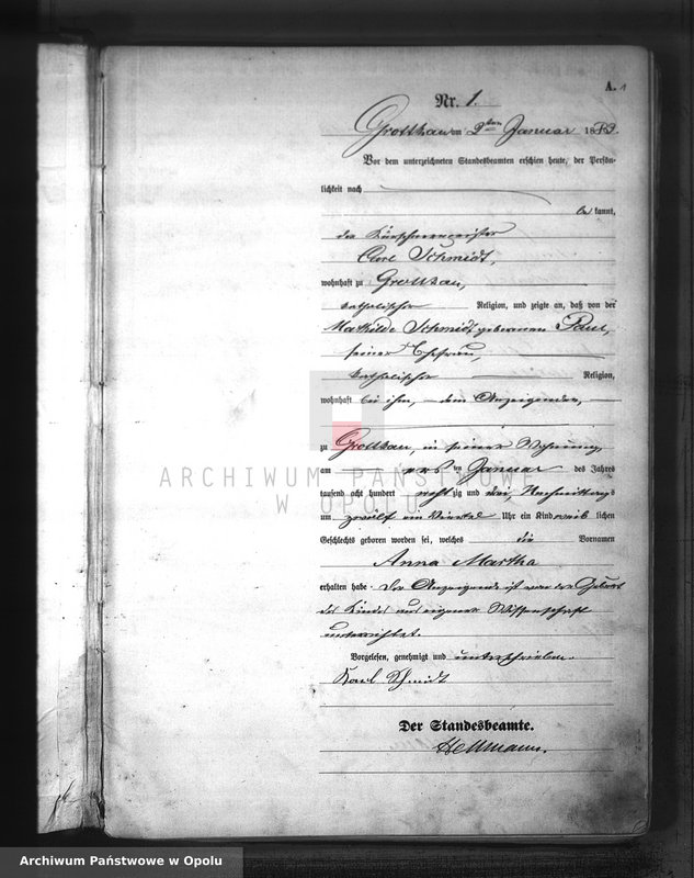 image.from.unit "Księga Urodzeń (pierwopis) U.S.C. Grodków 1883 rok"