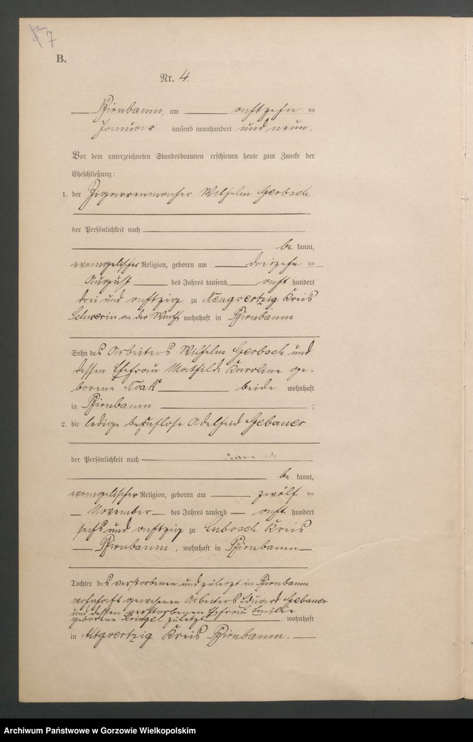 Obraz 9 z jednostki "Heirats - Haupt - Register"
