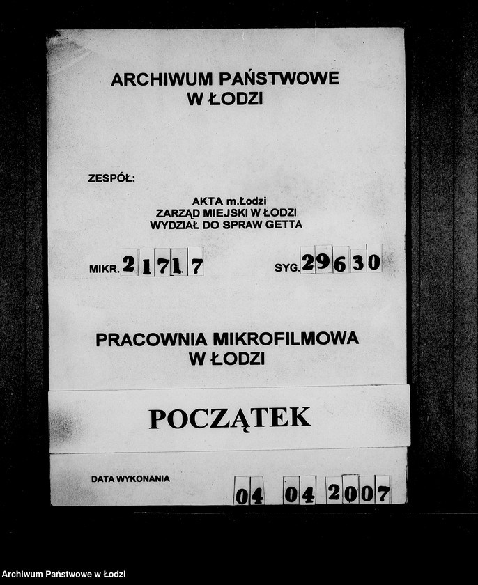 Obraz 1 z jednostki "Konto 00, Komm.381-410 [Rachunki i przekazy pieniężne]"