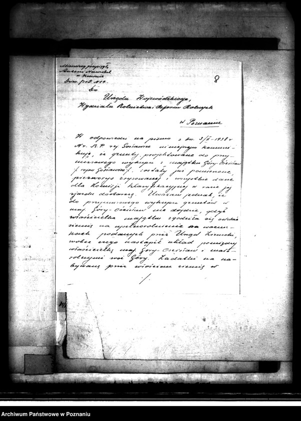 image.from.unit.number "Postępowanie techniczne przy parcelacji majątku Gosławice powiatu konińskiego"