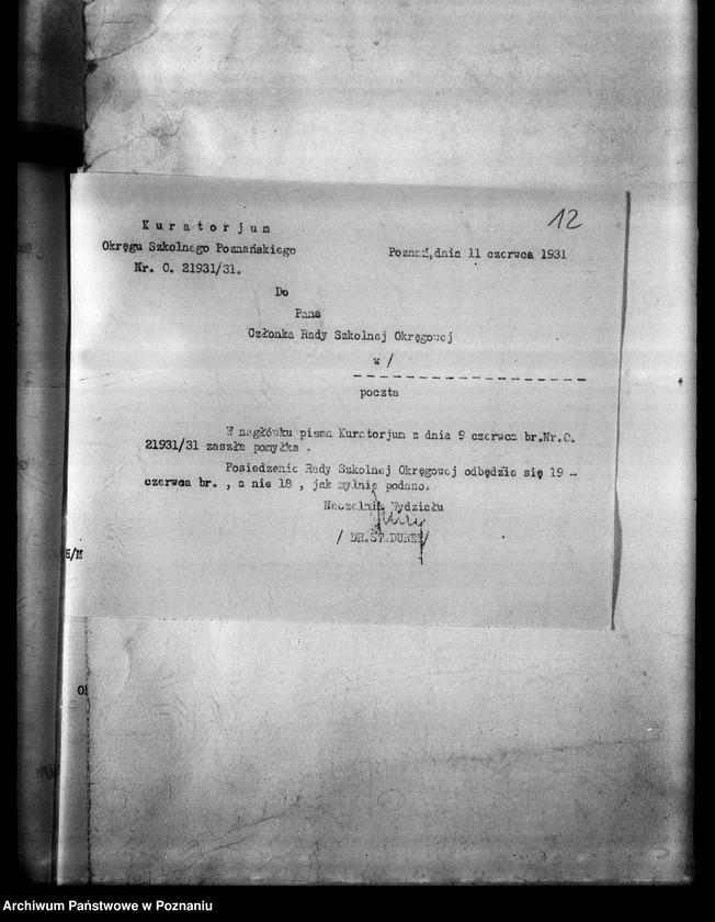 Obraz 16 z jednostki "Rada Szkolna Okręgowa"