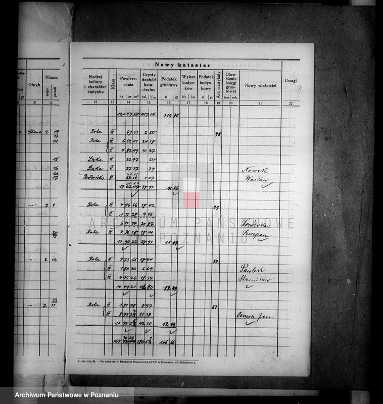 Obraz 13 z jednostki "Ostateczny rejestr pomiarowy majątku Stare powiatu wyrzyskiego"