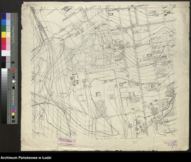 Obraz 1 z jednostki "Fragment planu m. Łodzi. Sekcja C2"