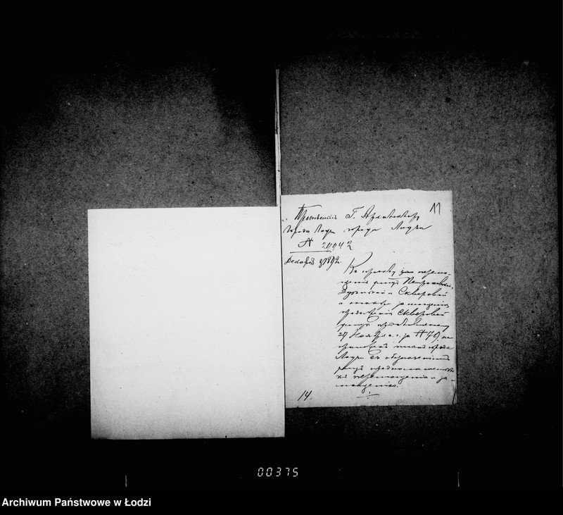 Obraz 12 z jednostki "O peremoščenji v 1893 godu ulic: Petrokovskoj, Dziel´noj, Skladovoj i časti Cegel´njanoj (podrjadčik Michail Gerc)"