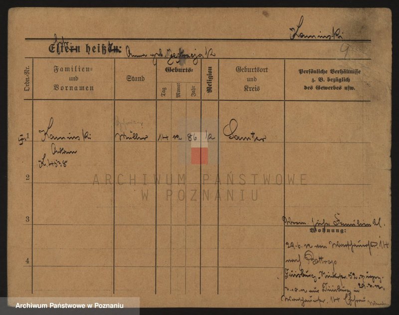 Obraz 4 z jednostki "Kamiński (żony, wdowy i samotni mężczyźni)"