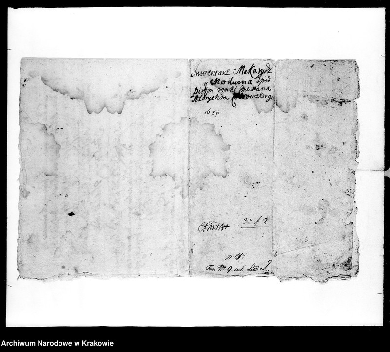 Obraz 10 z jednostki "Dobra obce: Mordwin i Makarycze w pow. pińskim w zastawie u Jerzego K. Chodkiewicza oraz zastawa dóbr Torczyce w woj. nowogrodzkim. M.in. dwa inwentarze dóbr Makarycze z 1680 i 1683 r.; kwit podymnego z 1678 r."