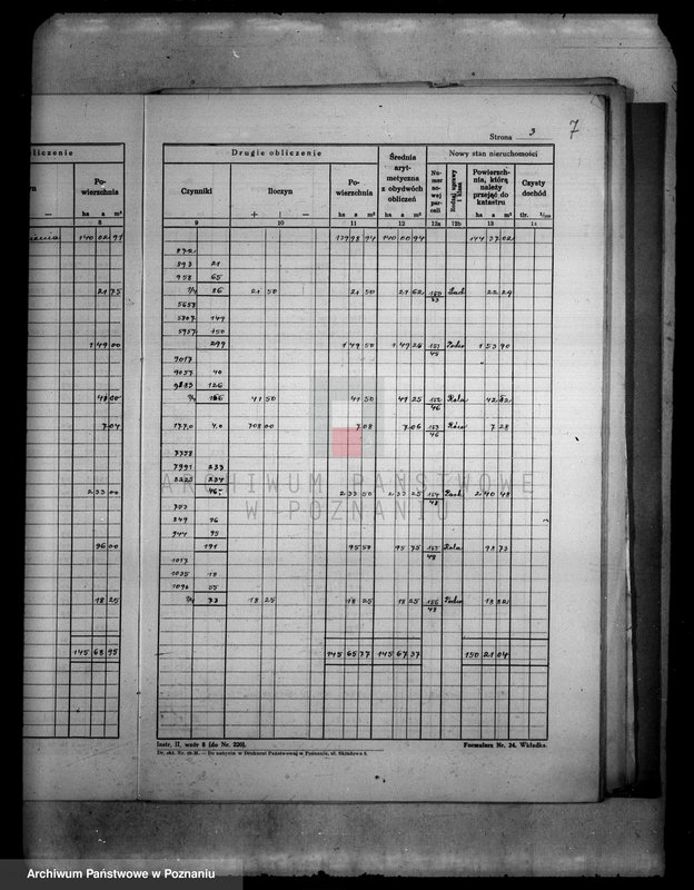 Obraz 11 z jednostki "/Obliczenie pomiarowe obrębu Dębowo i Dąbrowa w powiecie wyrzyskim wraz ze szkicami polowymi/"