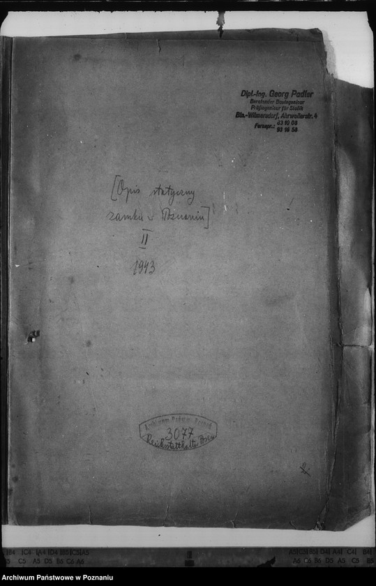 Obraz 4 z jednostki "Opis statyczny zamku w Poznaniu - II"