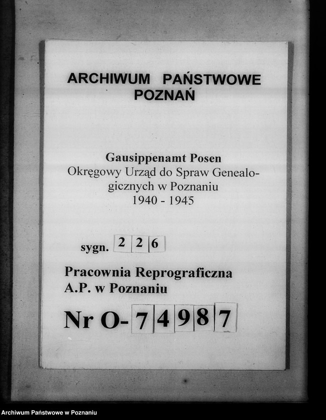 image.from.unit.number "Bücherverzeichnis, Kreissippenamt Kempen [Kępno]"