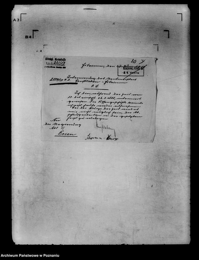 Obraz 15 z jednostki "Ewidencja stanowisk obsadzonych przez siły polskie w Głównej Kasie Rejencyjnej w Poznaniu i inne sprawy osobowe"