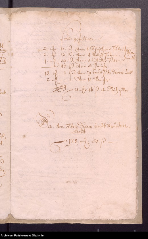 image.from.unit.number "Kobultensche Kirchen Rechnungaller Einnahme und Ausgabe Geld"