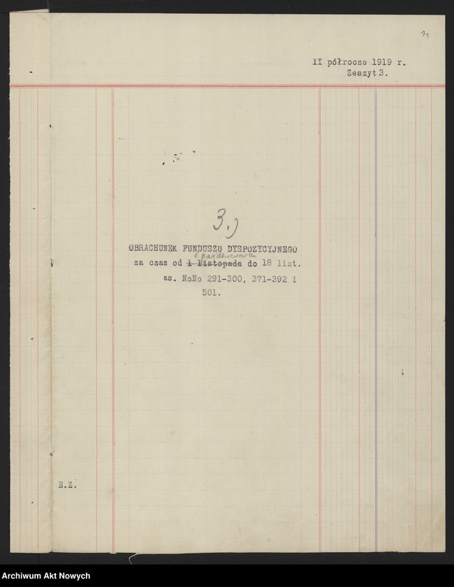 image.from.unit.number "Sprawozdania z funduszu dyspozycyjnego. Korespondencja w sprawach finansowych"