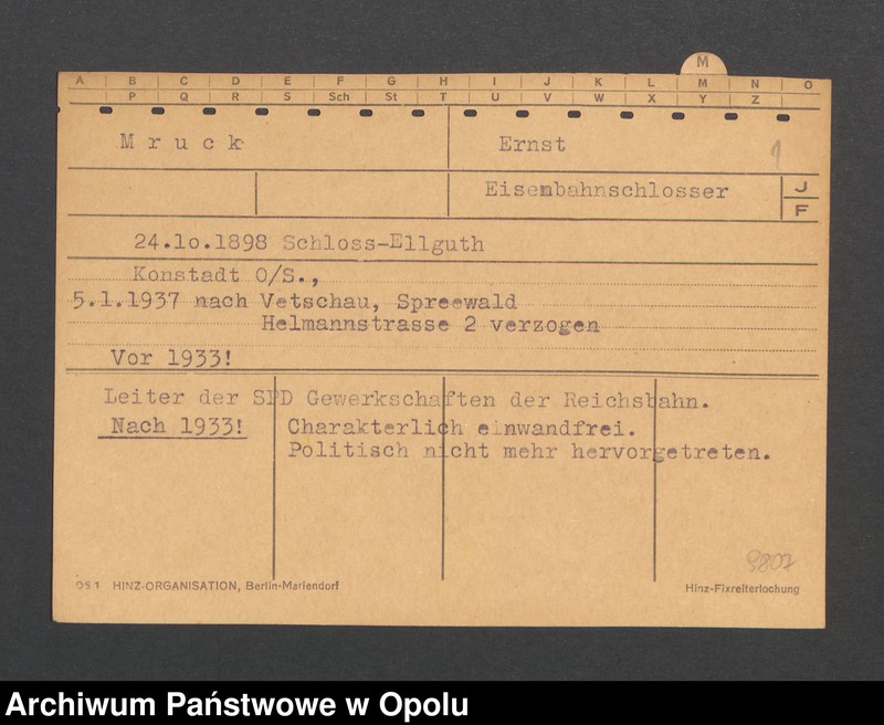 Obraz 3 z jednostki "[Mruck Ernst, ur. 24.10.1898 Schloss-Ellguth]"