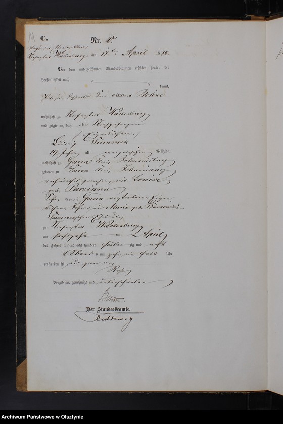 image.from.unit.number "Sterbe-Haupt-Register Nr 1 - 33"