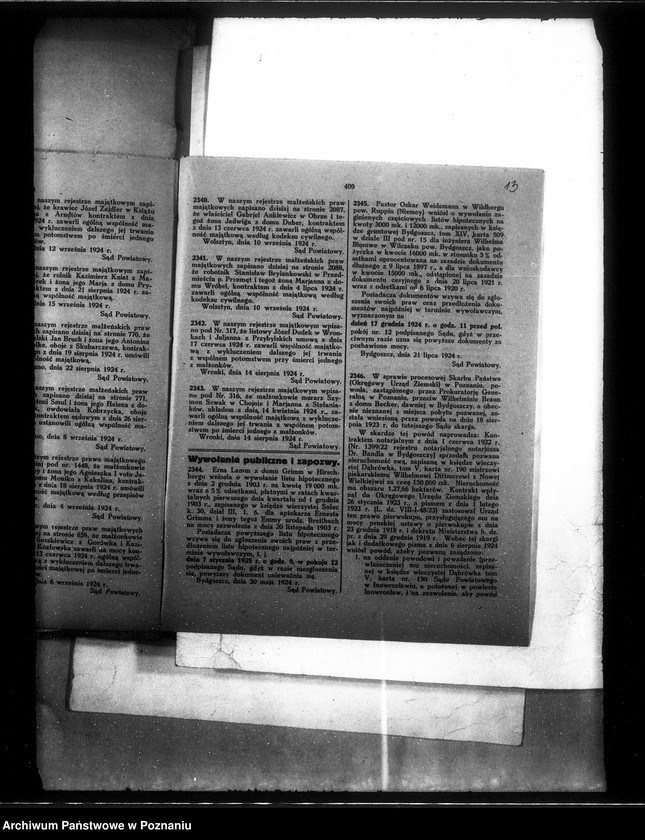 Obraz 17 z jednostki "Die Bildung der Entwaesserungsgenossenschaft Dembicz Kreis Schroda"