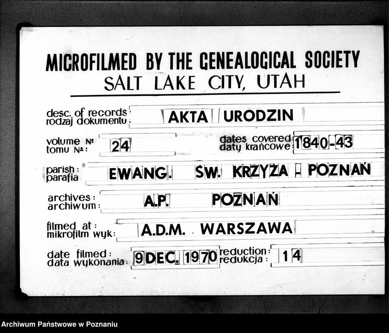 Obraz 1 z jednostki "Taufbuch"