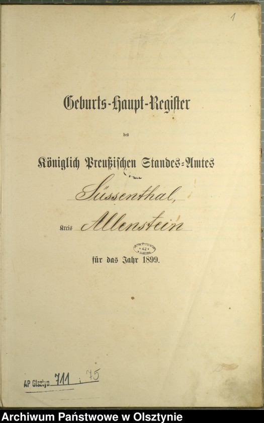 image.from.unit.number "Geburts-Haupt-Register Nr 1 - 88"