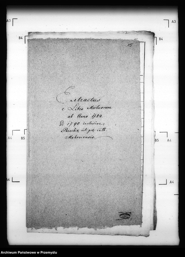 image.from.unit.number "[Kopie ksiąg metrykalnych parafii Makowa z filiami Huwniki, Leszczyny (dekanat Dobromil)]"