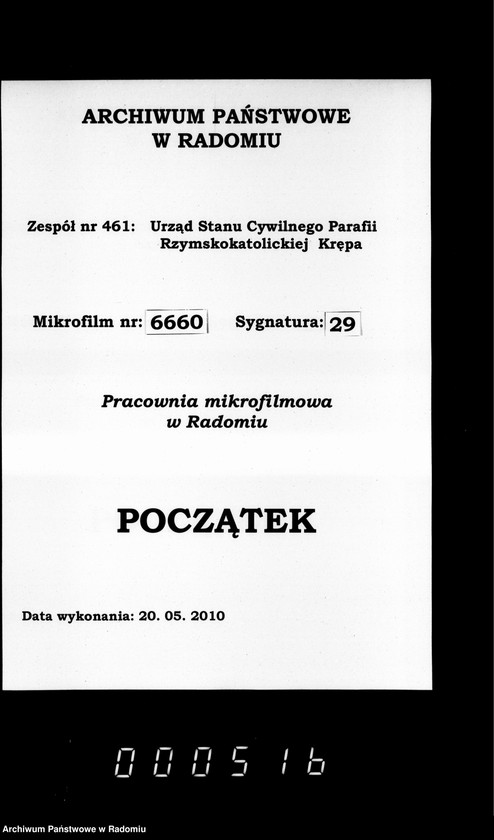 image.from.unit.number "[Duplikat akt urodzonych, zaślubionych i zmarłych parafii Krępa za 1903 rok]"