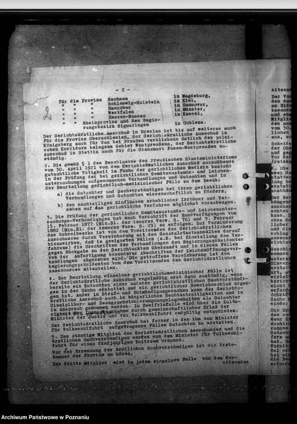 Obraz 6 z jednostki "Gerichtsärztlicher Ausschuss für Reichsgau Wartheland"