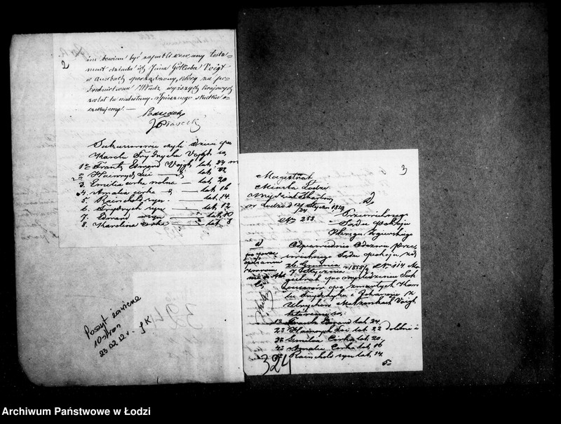 Obraz 7 z jednostki "Akta tyczące się ustanowienia opieki nad nieletnimi Emilią, Amalią, Reinholdem Fryderychem, Edwardem i Karoliną Voigt po zmarłym Karolu Fryderyku i Johannie małżonkach Voigt"