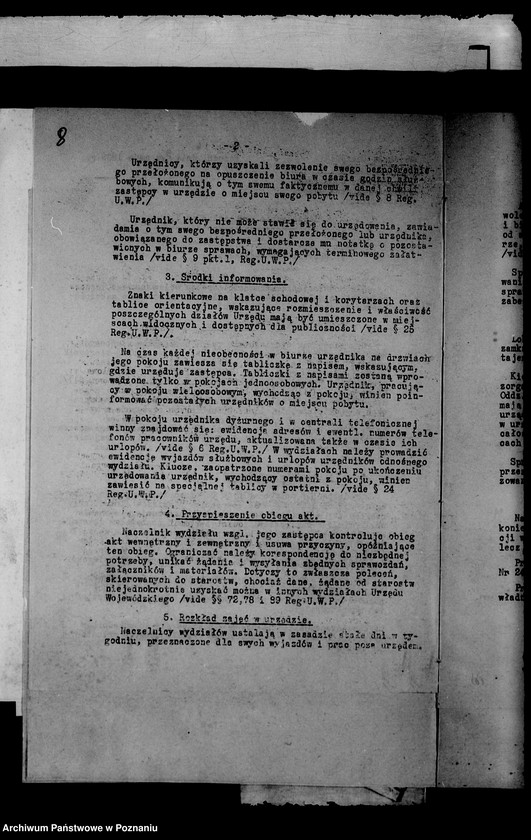 Obraz 11 z jednostki "Zbiór zarządzeń wewnętrznych i pism okólnych Urzędu Wojewódzkiego za rok 1939"