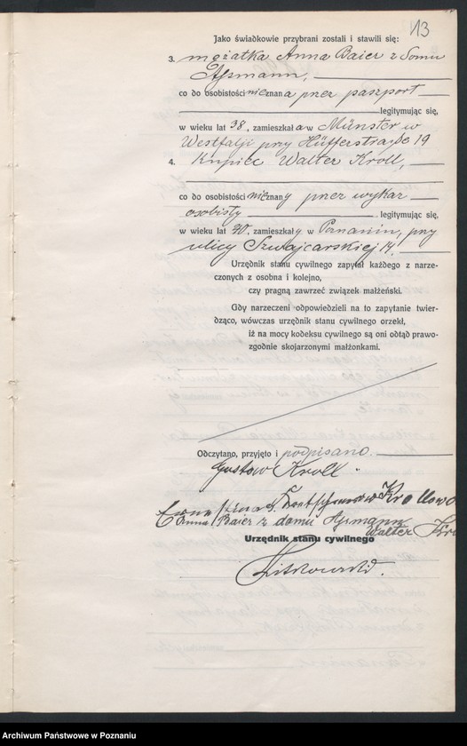 Obraz 15 z jednostki "Księga miejscowa małżeństw tom IV [Rejestr główny małżeństw]"